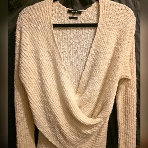 Miss Me Cream Cowl Neck Sweater